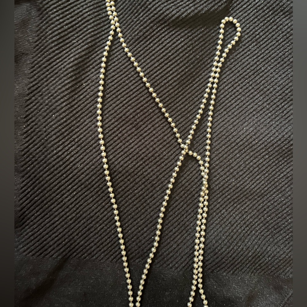 Tiffany &Co Sterling bead 925 ball necklace/chain. 34”long. Authentic
